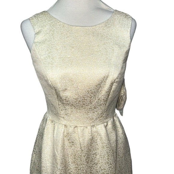 57 Grand Brocade Cocktail Dress Gold - Picture 3 of 6